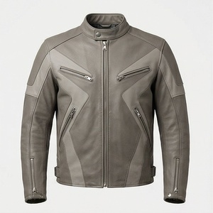 Veste de moto en cuir véritable pour homme de qualité supérieure, nouvelle arrivée, vestes de moto d'hiver, protections amovibles, personnalisables - Product Image 1