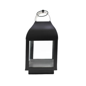 Juego de 2 Faroles Más Vendidos en Nuevo Acabado Negro Mate en Tamaños Grande y Pequeño para Decoración del Hogar, Exteriores y Jardín - Product Image 3