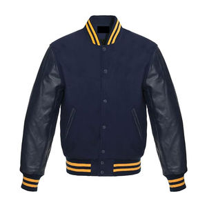 Chaquetas Varsity Personalizadas para Hombre con Logotipo o Nombre del Equipo Bordado, Nuevos Colores Disponibles del Fabricante - Product Image 1