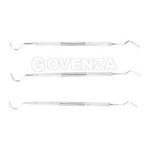 Sonde d'exploration dentaire double-embout en acier inoxydable de haute qualité par William Instruments dentaires manuels - Product Image 5