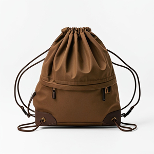 Wholesale Durable Cotton <b>Drawstring</b> <b>Backpack</b> for Sports and Gym with Custom Logo Print - Product Image 4