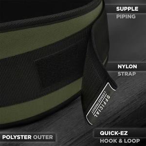 Adjustable Design for Strength Training Gym Workouts Non-Slip Closure Unisex Customizable Durable Weightlifting Neoprene Belts - Product Image 5