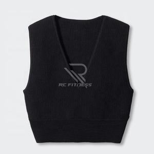 Ropa Deportiva de Alta Calidad para Mujer, Top Corto de Yoga sin Costuras Acanalado, Pantalones Cortos de Ciclista, Leggings, Ropa Urbana, Jersey, Terry, Logotipo, Estampado de Verano - Product Image 3