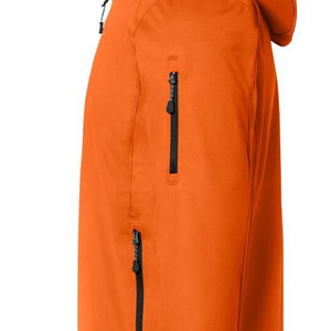 Men's Orange <b>Hooded</b> <b>Fleece</b> <b>Jacket</b> Windproof Full Zip Casual Autumn Outdoor <b>Jacket</b> Polyester Warm Soft <b>Fleece</b> Outerwear - Product Image 6