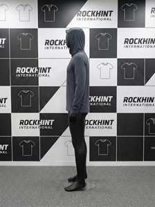 เสื้อฮู้ดผู้ชายน้ำหนักเบา ระบายเหงื่อได้ดี ยืดหยุ่น เหมาะสำหรับออกกำลังกาย แขนยาว สำหรับฝึกซ้อมในยิม รับสกรีนโลโก้ - Product Image 5