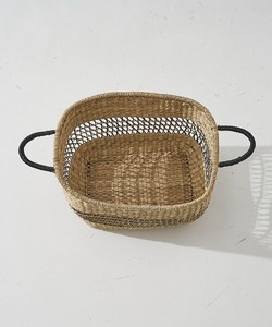 Seagrass woven <b>basket</b> with an open center Handmade <b>Storage</b> <b>Basket</b> Wholesale eco-friendly Made Viet Nam - Product Image 5
