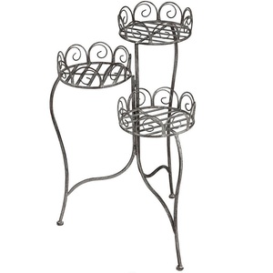 Support de pot de fleurs en fer très tendance et durable, idéal pour les jardinières lourdes, pour la présentation de plantes à la maison, dans le jardin, sur le balcon, en intérieur et en extérieur - Product Image 4