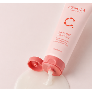 CENOLA Glow Peel Glass Mask มาส์กบำรุงผิวสดชื่น ปราศจากการทดลองกับสัตว์ ช่วยผลัดเซลล์ผิว ปรับผิวกระจ่างใส เอสเซนส์บำรุงผิว ช่วยลดเลือนริ้วรอย - Product Image 4