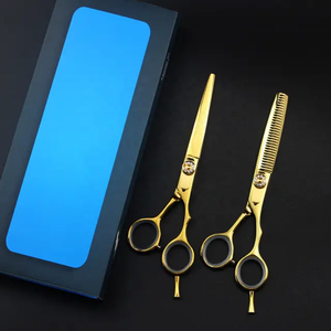 กรรไกรตัดผมสีทองขนาด6.0นิ้วดีไซน์แฟชั่นใหม่ - Product Image 2