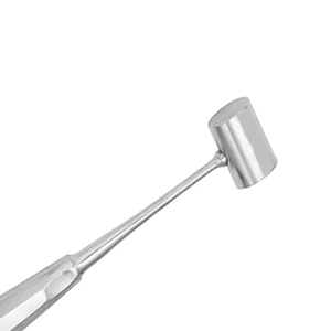Maillet dentaire double tête de qualité supérieure en acier inoxydable, marteau chirurgical orthopédique pour os avec faces interchangeables en nylon, CE ISO - Product Image 4