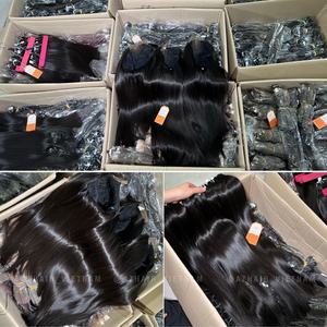 100% extensiones de cabello Remy virgen Natural Super doble dibujado trama cruda vietnamita estilo de onda recta de alta calidad - Product Image 5