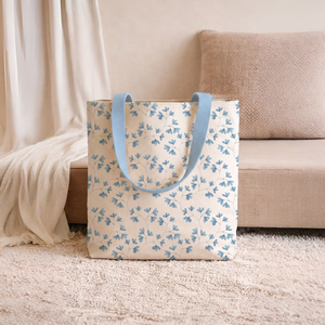 Bolsa de Compras de Algodón Minimalista, Bolsa de Tela Reutilizable y Sostenible para Hombres y Mujeres - Product Image 1