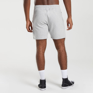 Pantalones cortos de compresión personalizados de algodón para hombre, con diseño sólido, para gimnasio, entrenamiento, correr, con bolsillos delanteros, hasta la rodilla, de forro polar. - Product Image 3
