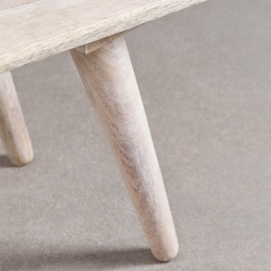 Mesita de noche Vandana Amber Balance de madera de mango con almacenamiento - Product Image 5