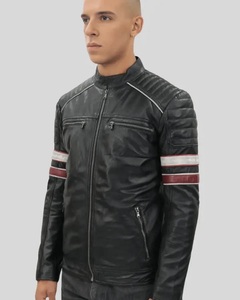 High Street Genuine Leather <b>Biker</b> <b>Jacket</b> Premium Quality Outerwear Trendy Streetwear Bomber Tailor Made leather <b>jacket</b> for men - Product Image 5