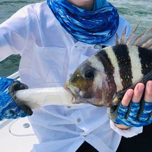 Premium Spandex Fishing <b>Gloves</b> Breathable Quick Dry UV Protection Unisex All Seasons Outdoor Sports Wear with Buckle Closure - Product Image 3