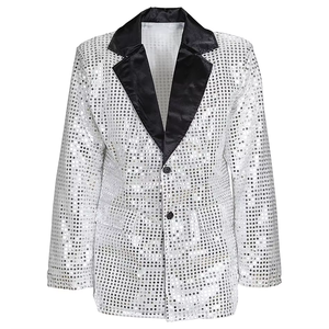 Traje de pana informal para hombre con estampado polinesio hawaiano, estilo formal de negocios, cuello en V, resistente al viento y antiarrugas. - Product Image 3