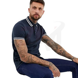 Nuevas llegadas de camisetas polo de marcas de calidad con logotipo personalizado bordado, tejido piqué, venta al por mayor, camiseta polo unisex. - Product Image 1