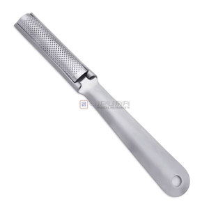 Lime à pieds double face pliable pour éliminer les peaux mortes et les callosités, avec logo personnalisé, pour des pieds lisses - Product Image 1