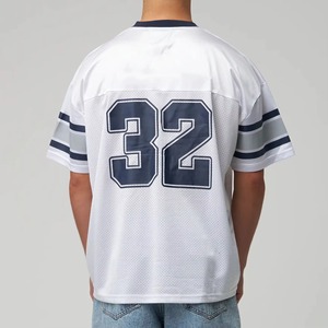 Maillots de football américain de qualité supérieure, personnalisables, en mesh respirant, à séchage rapide, 100% polyester, unisexes, imprimés - Product Image 2