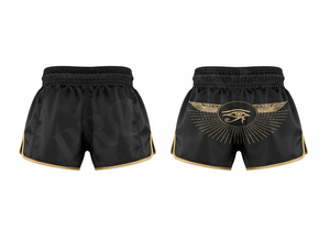 Pantalones Cortos de Entrenamiento de Artes Marciales y Kickboxing para Hombre, de Cintura Alta, con Diseño Personalizado Bordado, en Satén, Estilo Moderno - Product Image 2