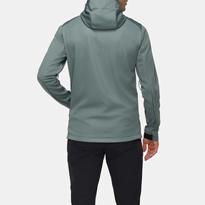 Chaquetas de Invierno Personalizadas para Hombre, Uniformes Cortavientos de Softshell con Cierre de Cremallera, Abrigo Largo Impermeable para Senderismo con Forro de Malla - Product Image 2