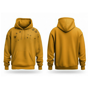 Sweat à capuche de sport respirant en coton et polyester pour homme, idéal pour la course et l'entraînement, qualité supérieure, personnalisable avec impression sur tissu polaire en coton. - Product Image 5