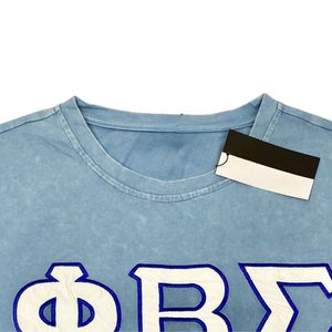T-shirt en jean délavé vintage Phi Beta Sigma pour homme – Coupe confortable, tissu premium, vêtement de fraternité grecque, tenue décontractée - Product Image 2