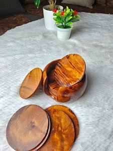 Wooden homemade <b>coaster</b> Acacia Wood <b>Coaster</b> <b>Drink</b> Tea <b>Coaster</b> Classic Design wood <b>coasters</b> Accessories at Reasonable - Product Image 6