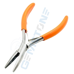 Professional 5.5 Inch Hair <b>Extension</b> Flat Nose Plier with Inside Teeth Stainless Steel Micro Ring & Nano <b>Bead</b> Crimping Tool - Product Image 2