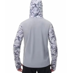 Faible MOQ, Léger, UPF 50, Sublimé, 100% Polyester, Entièrement Personnalisable, Imperméable, Anti-bactérien, Séchage Rapide, Respirant, Pêche - Product Image 4