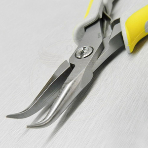 Alicates de punta curva, serie Ex, mordazas lisas, tipo suizo (3E) NOVELTOOLS - Product Image 2