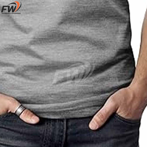 T-shirts pour hommes 100% coton, dernières tendances, vente chaude, manches courtes, col rond, décontractés et élégants. - Product Image 5