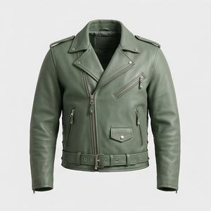 Veste de moto en cuir véritable pour homme de qualité supérieure, nouvelle arrivée, vestes de moto d'hiver, protections amovibles, personnalisables - Product Image 1