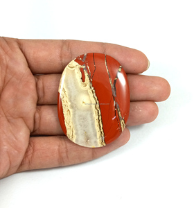 Best Quality Loose Gemstones Natural Red Jasper Cabochon Lot for Crystal Healing Jewelry Making Gemstone Jewelry Collection - Product Image 2