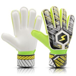 Guantes de portero de fútbol transpirables con logo personalizado, guantes de portero personalizados impermeables, guantes unisex de PU antideslizantes - Product Image 1