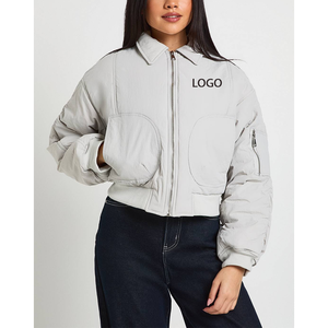 Chaqueta de mujer estilo americano, softshell, con logo bordado personalizado, para correr y ciclismo, ligera, de poliéster, con bolsillos exteriores, antiolor. - Product Image 1