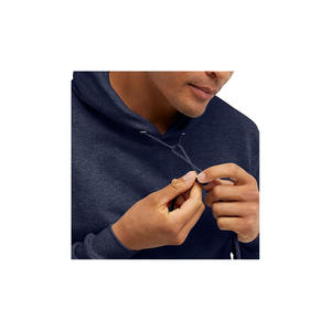 Sudadera con capucha para hombre, mezcla de algodón suave, informal, con bolsillo tipo canguro, estilo urbano - Product Image 3