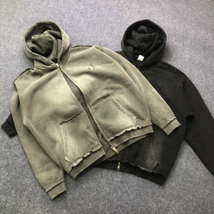 Sweat-shirt à capuche personnalisé en gros, en coton épais de qualité supérieure, pour hommes et femmes, sweats à capuche vierges avec impression de logo, fabricant - Product Image 6