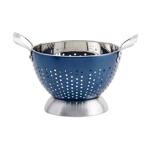 Modern Stainless Steel <b>Colander</b> For Contemporary Kitchens With Fine Drain Holes And Long Lasting Utility - Product Image 1