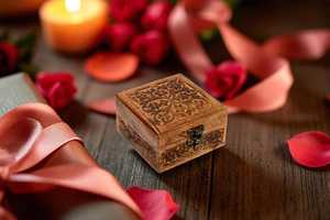Cheap Handmade <b>Wooden</b> Jewelry <b>Chest</b> for Personal Accessories, Gifts and Keepsakes with Classic Rustic Craftsmanship - Product Image 4
