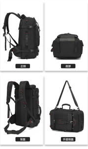Multi Functional Business Laptop <b>Backpack</b> Heavy Duty Travel Rucksack with Bottom Shoe Compartment and Side Grab Handle - Product Image 6