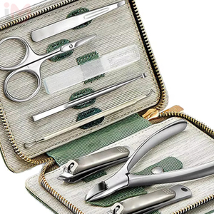 High Quality Stainless Steel Box Luxurious 7 1 <b>Pedicure</b> <b>Set</b> Professional 8-Piece Nail Clippers Featuring - Product Image 4