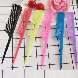 Peigne à queue de rat de grande taille pour la coiffure, avec manche en plastique et accessoire pour extensions capillaires, idéal pour les salons et l'usage domestique (vente en gros) - Product Image 2