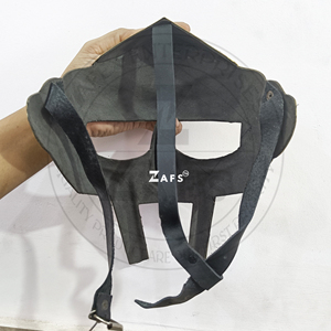 Masque de gladiateur doré de haute qualité en acier doux, casque de méchant fou, masque de visage de guerrier viking médiéval pour événements de cosplay - Product Image 4