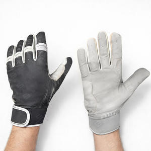 Guantes de béisbol profesionales de cuero genuino suaves y duraderos de alta Calidad para Jóvenes y Adultos para bateo de Softbol - Product Image 1