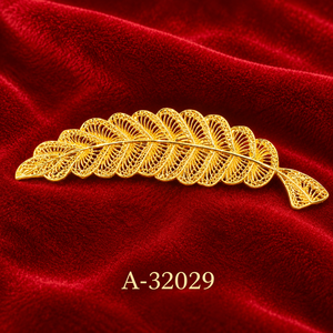 Broche de Aleación de Zinc Chapado en Oro con Perlas de Imitación y Circonitas en Forma de Paz, Pieza Destacada para Bodas y Fiestas de Compromiso de Mujeres - Product Image 3