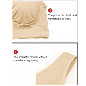Sujetador deportivo cómodo sin costuras para mujer con almohadillas extraíbles, sujetador de doble capa, Top corto para mujer, ropa deportiva que absorbe el sudor, sujetador S-6XL - Product Image 5