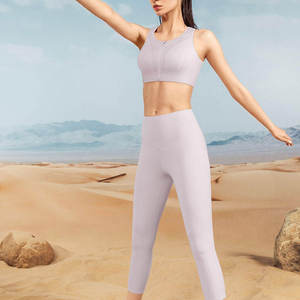 Women's Yoga Breathable Plus Size Sports Bra Adjustable Straps High Support Spandex/Polyester Customizable Front - Product Image 3