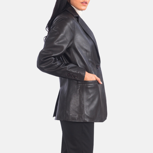 Vestes tendance de qualité supérieure, élégantes et sur mesure, grandes tailles pour femmes, 100% cuir de vache véritable, vestes pour femmes 2026 - Product Image 3